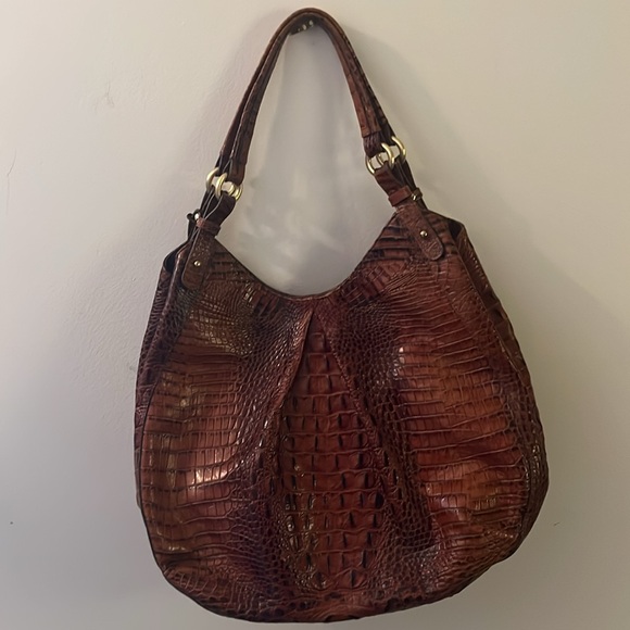 Brahmin Anne Bag in Pecan Croc - Picture 4 of 6